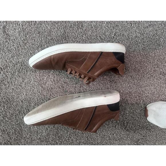 Brown Leather Men's Sneakers by Madden - Picture 2 of 2